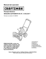 Предварительный просмотр 27 страницы Craftsman 247.885550 Operator'S Manual