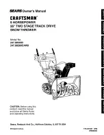 Предварительный просмотр 1 страницы Craftsman 247.885690 Owner'S Manual