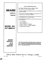 Preview for 36 page of Craftsman 247.886510 Owner'S Manual