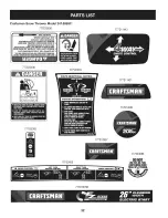 Предварительный просмотр 32 страницы Craftsman 247.886911 Operator'S Manual