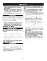 Preview for 62 page of Craftsman 247.886912 Operator'S Manual