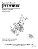 Craftsman 247.886940 Operator'S Manual предпросмотр