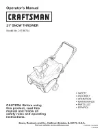 Craftsman 247.88704 Operator'S Manual preview