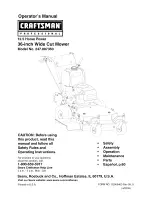 Craftsman 247.887360 Operator'S Manual предпросмотр