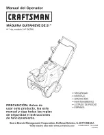 Предварительный просмотр 33 страницы Craftsman 247.88780 Operator'S Manual