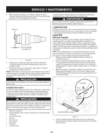 Предварительный просмотр 47 страницы Craftsman 247.88780 Operator'S Manual