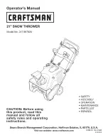 Craftsman 247.887820 Operator'S Manual preview