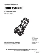 Craftsman 247.887822 Operator'S Manual preview