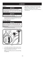 Предварительный просмотр 10 страницы Craftsman 247.887822 Operator'S Manual