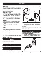 Предварительный просмотр 12 страницы Craftsman 247.887822 Operator'S Manual