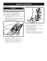 Предварительный просмотр 17 страницы Craftsman 247.887822 Operator'S Manual