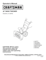 Craftsman 247.88787 Operator'S Manual preview