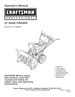 Preview for 1 page of Craftsman 247.88833 Operator'S Manual