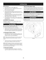 Preview for 15 page of Craftsman 247.88833 Operator'S Manual