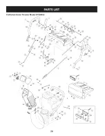 Предварительный просмотр 28 страницы Craftsman 247.88833 Operator'S Manual