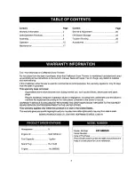 Preview for 2 page of Craftsman 247.888520 Owner'S Manual