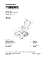 Craftsman 247.88890 Owner'S Manual preview