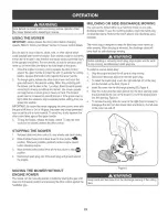 Preview for 13 page of Craftsman 247.889330 Operator'S Manual