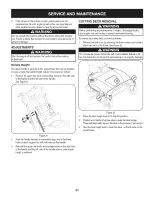 Предварительный просмотр 21 страницы Craftsman 247.889981 Operator'S Manual