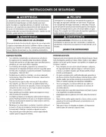 Preview for 42 page of Craftsman 247.88999 Operator'S Manual