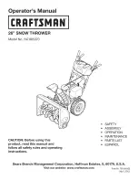 Craftsman 247.985370 Operator'S Manual preview