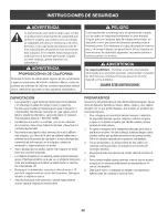 Preview for 38 page of Craftsman 247.9854 Operator'S Manual