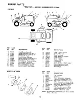 Preview for 13 page of Craftsman 252800 Repair Parts Manual