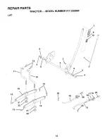 Предварительный просмотр 14 страницы Craftsman 252800 Repair Parts Manual