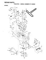 Предварительный просмотр 16 страницы Craftsman 252800 Repair Parts Manual