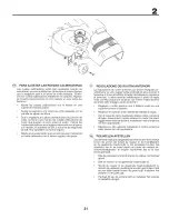 Предварительный просмотр 21 страницы Craftsman 25311 Instruction Manual