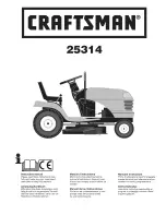 Craftsman 25314 Instruction Manual предпросмотр