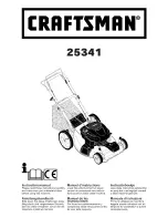 Preview for 1 page of Craftsman 25341 Instruction Manual