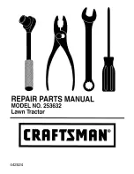 Preview for 1 page of Craftsman 253632 Repair Parts Manual