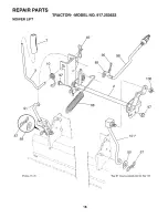 Предварительный просмотр 16 страницы Craftsman 253632 Repair Parts Manual