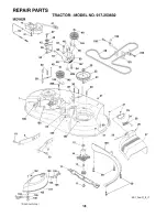 Preview for 18 page of Craftsman 253632 Repair Parts Manual