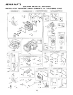 Preview for 22 page of Craftsman 253632 Repair Parts Manual