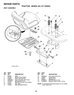 Preview for 12 page of Craftsman 253654 Repair Parts Manual