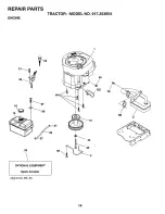 Preview for 14 page of Craftsman 253654 Repair Parts Manual