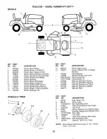 Предварительный просмотр 17 страницы Craftsman 253711 Repair Parts Manual