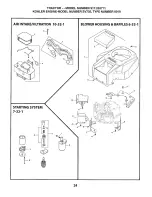 Предварительный просмотр 24 страницы Craftsman 253711 Repair Parts Manual