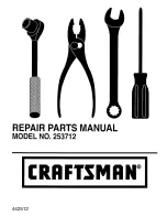 Craftsman 253712 Repair Parts Manual preview