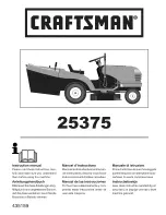 Craftsman 25375 Instruction Manual предпросмотр