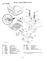 Предварительный просмотр 13 страницы Craftsman 253792 Repair Parts Manual