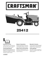 Предварительный просмотр 1 страницы Craftsman 25412 Instruction Manual