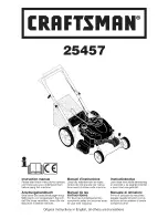 Craftsman 25457 Instruction Manual предпросмотр