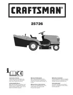 Предварительный просмотр 1 страницы Craftsman 25726 Instruction Manual