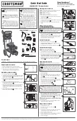 Craftsman 2600 MAX PSI Quick Start Manual preview