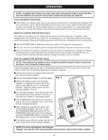 Предварительный просмотр 14 страницы Craftsman 26302 - Professional 20 Volt Lithium-Ion Operator'S Manual