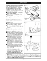 Предварительный просмотр 20 страницы Craftsman 26302 - Professional 20 Volt Lithium-Ion Operator'S Manual