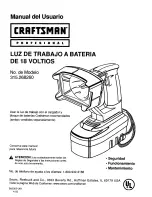 Preview for 9 page of Craftsman 26826 Operator'S Manual